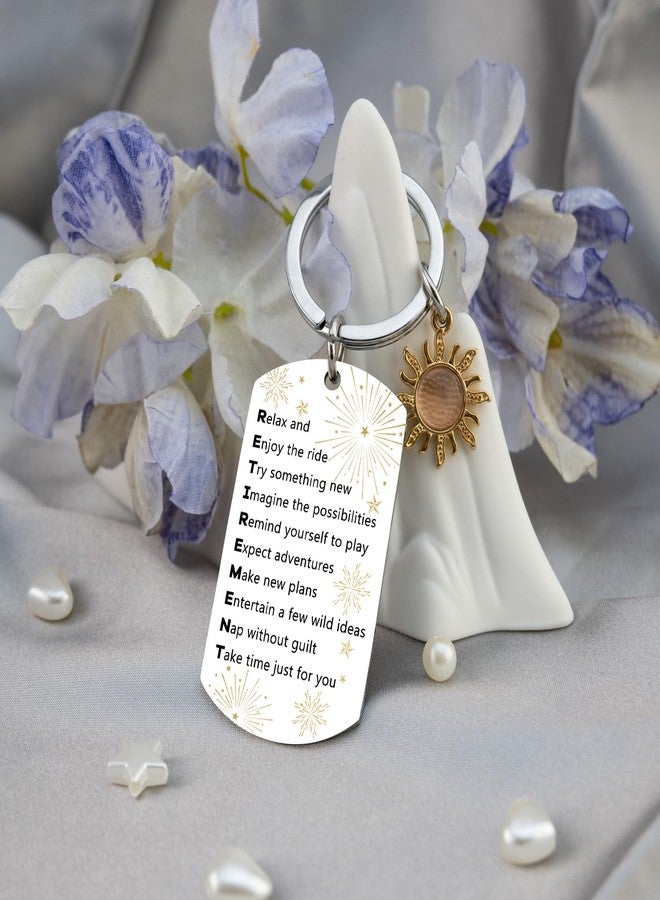 MOEXUKO Christmas Stocking Stuffers Adults Retirement Gift for Woman 2025 Retired Gifts for Women Happy Retirement Keychain Retirements Party Decorations for Friends Coworker Teacher Mom Stocking Stuffers - Image 5